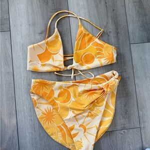 Skatie Yellow and Orange Bikini